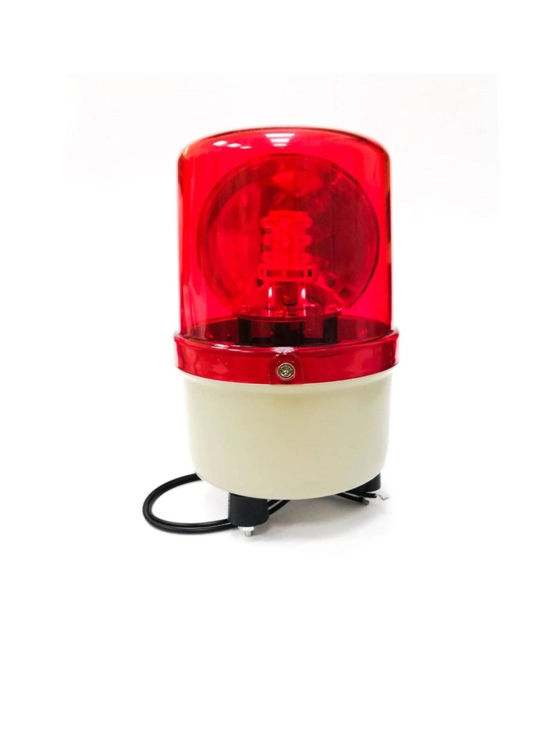 Auspicious Rotary Warning Light Red LED Screw Mount Base 220VAC A100R - Image 3