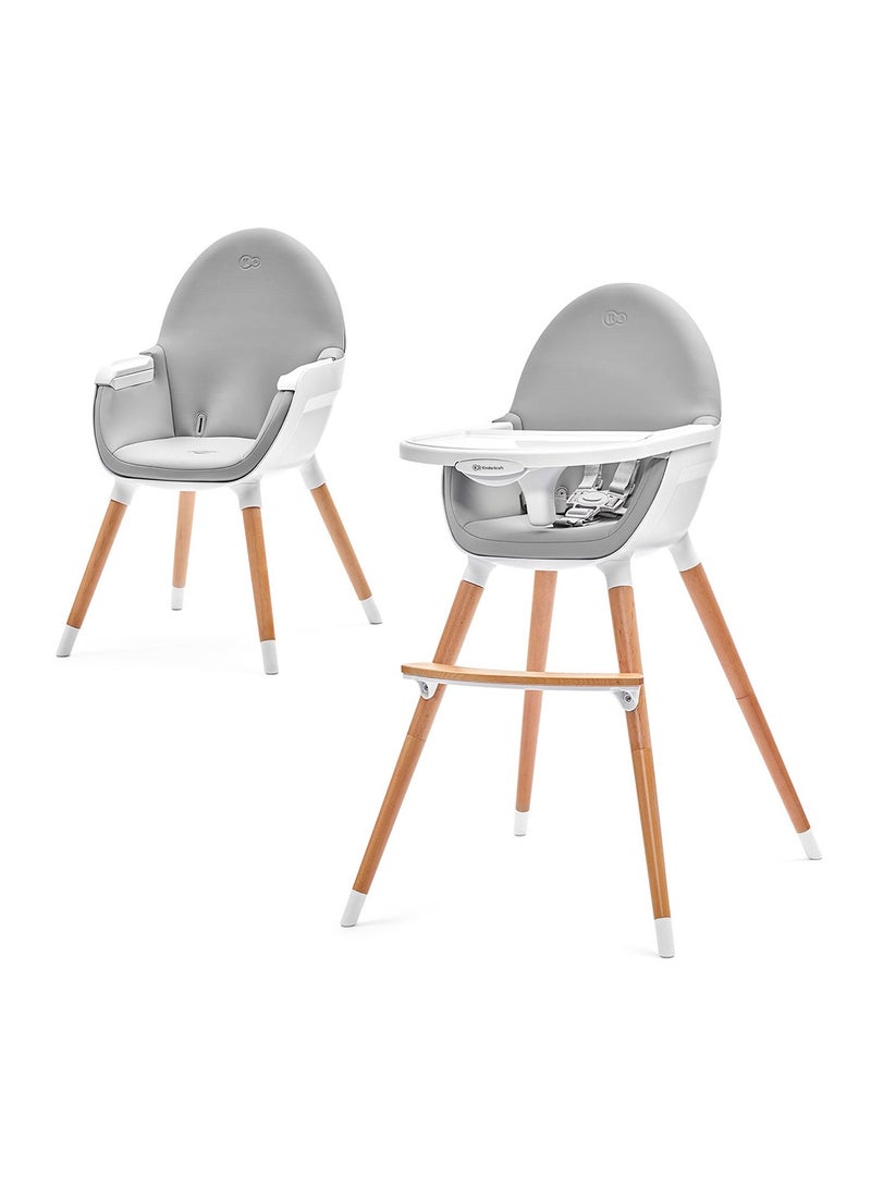 Kinderkraft Fini High Chair, Grey - Image 2