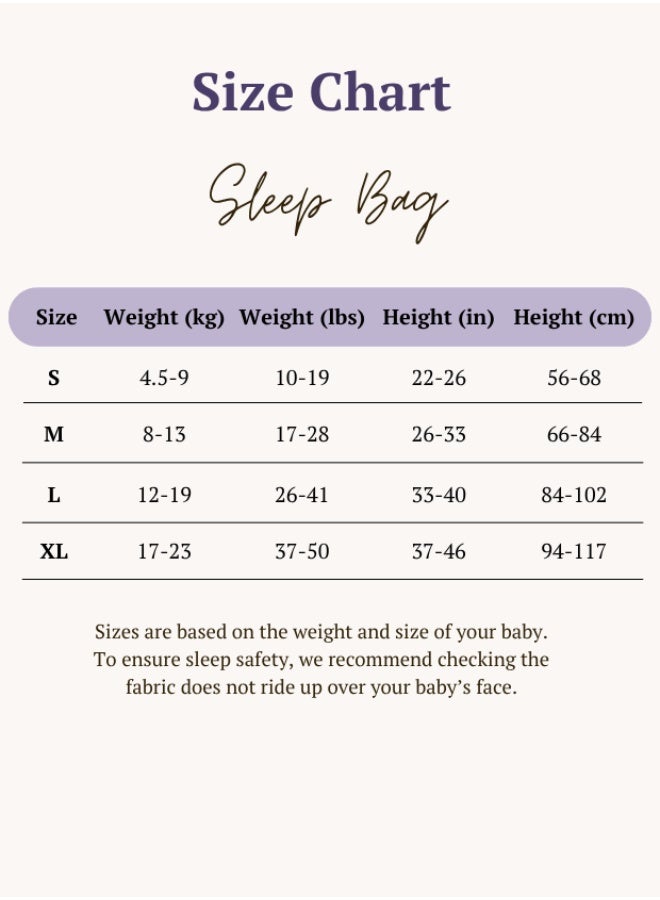 Hushabye – Baby Sleep Bag – 1.0 TOG Bamboo – Baby Blue - Image 5