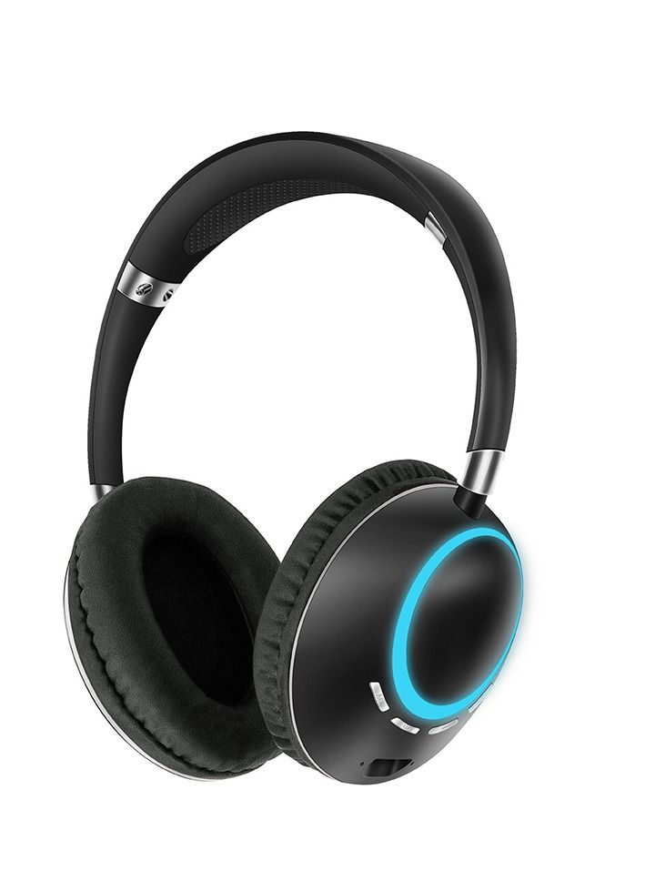 GULFLINK 400mah Bluetooth Wireless Headphones for Teens Adults Black - Image 1