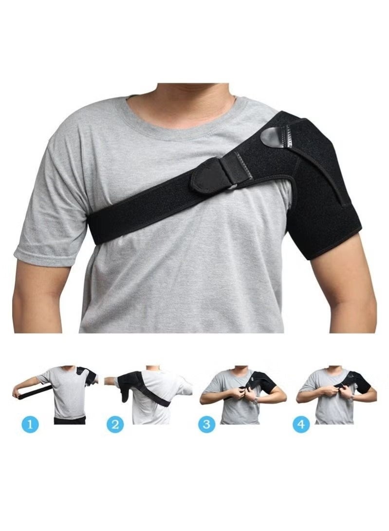 Adjustable Shoulder Support Brace for Men Women - Image 3