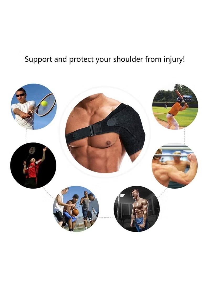Adjustable Shoulder Support Brace for Men Women - Image 5