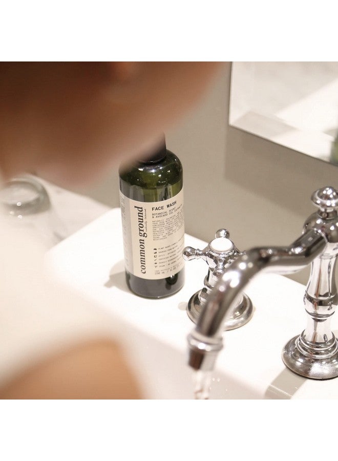 COMMON GROUND All Natural Face Cleanser Wash Paraben & Cruelty Free Normal Oily Dry Sensitive Organic Vegan Plantbased Ph 5.5 Avocado Oil Men Women 8.4 Fl Oz - Image 5