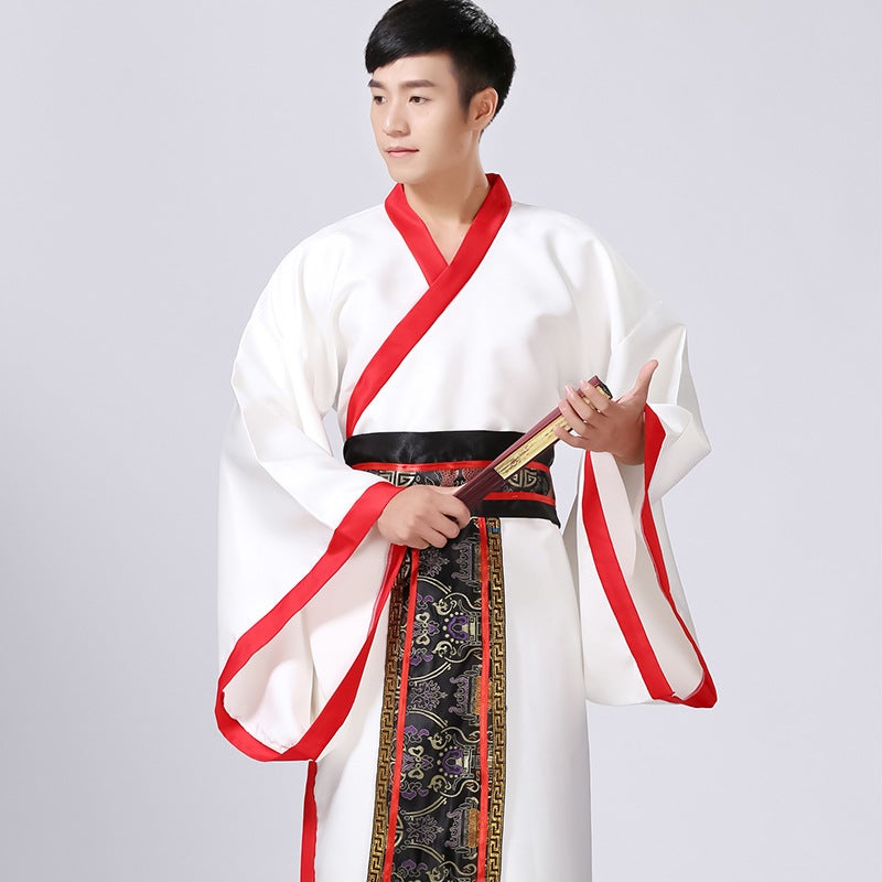 New Costume Clothing, Men'S Han Dynasty, Men'S Quchen Zi Official Clothing, Han Dynasty Minister'S Scholar'S Han Dynasty, Straight-Deep Clothing - Image 5
