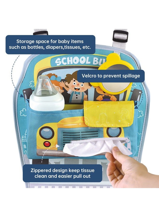 Caterbee Baby car seat Toys with Steering Wheel Center for Long Journeys (Car) - Image 3