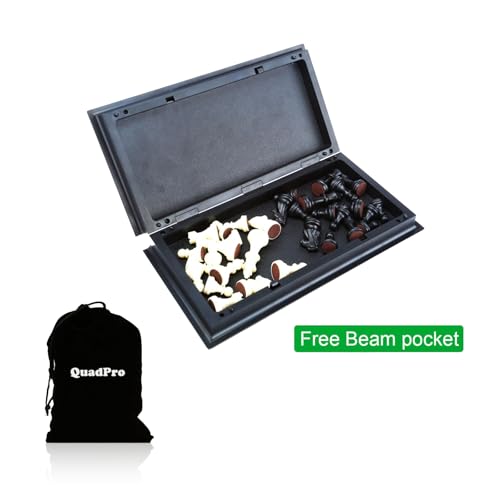 QuadPro magnetic Travel chess set With folding chess board Educational toys for Kids and adults - Image 5
