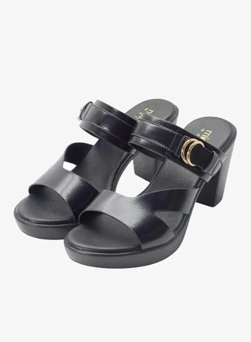 Michelle Morgan Black 092-3086 Michelle Morgan Ladies High Heel Sandals 514RJ158 Black for Women | Best Price UAE