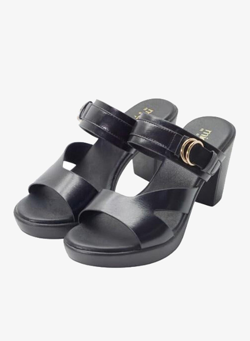 ميشيل مورجان 092-3086 Michelle Morgan Ladies High Heel Sandals 514RJ158 Black - Image 3
