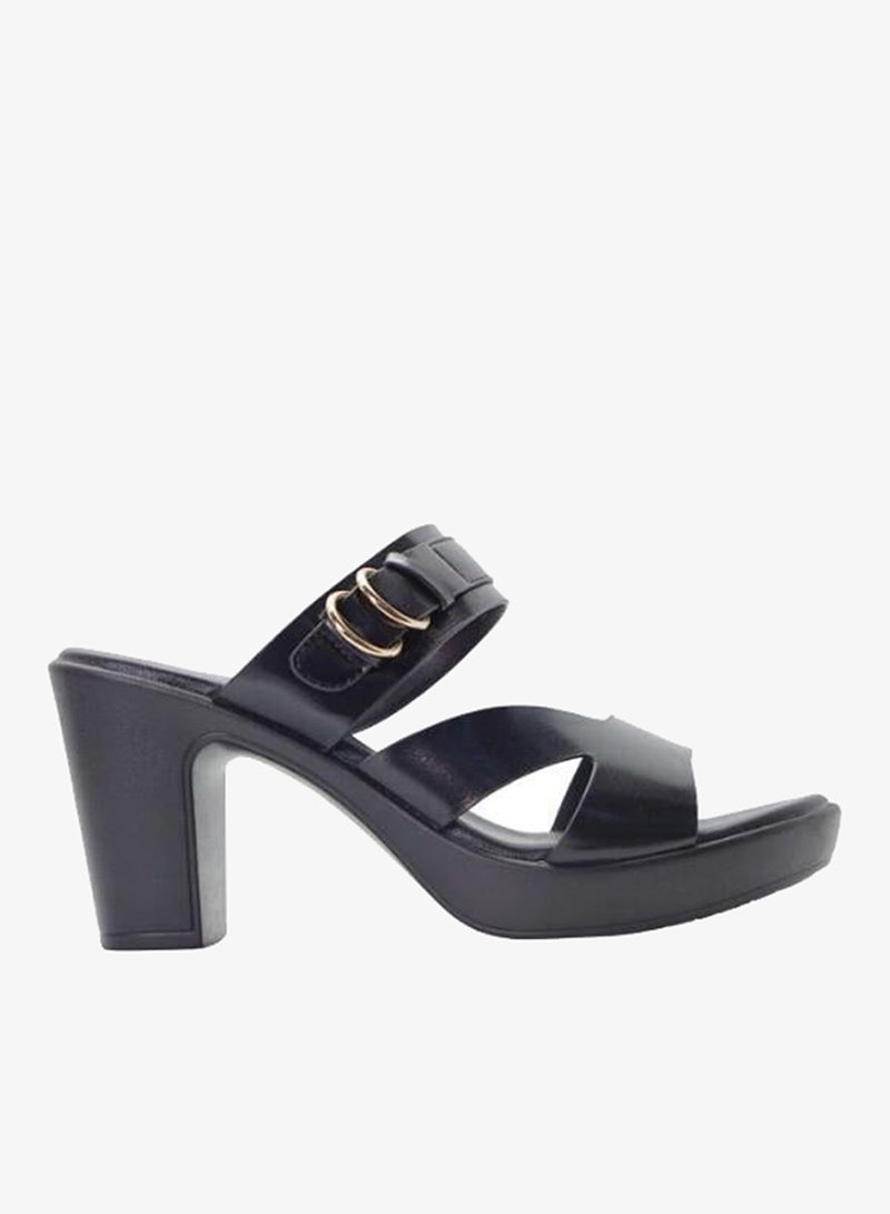 ميشيل مورجان 092-3086 Michelle Morgan Ladies High Heel Sandals 514RJ158 Black - Image 1