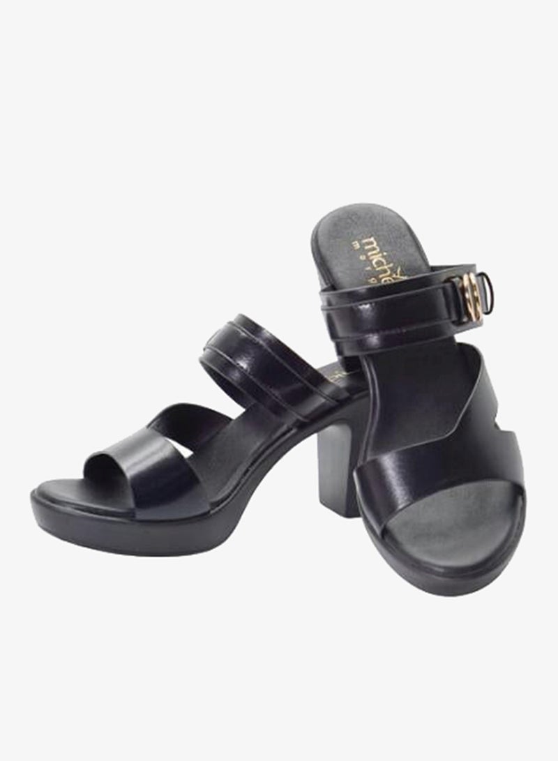 ميشيل مورجان 092-3086 Michelle Morgan Ladies High Heel Sandals 514RJ158 Black - Image 2