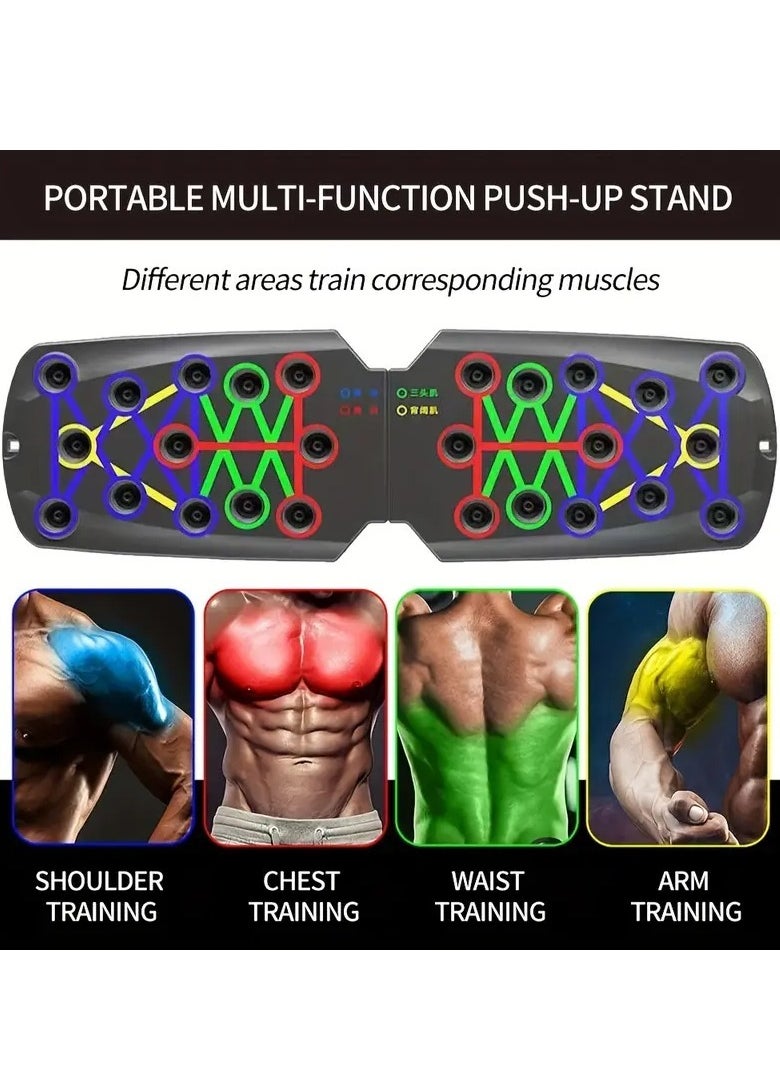 JAJEEK - "NEW Push-Up Board for Men – Durable Chest & Abdominal Training Aid (Black)" - Image 1
