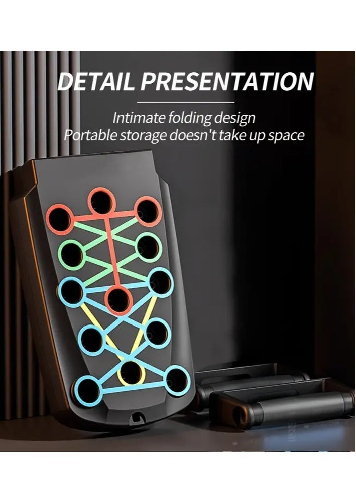 JAJEEK - "NEW Push-Up Board for Men – Durable Chest & Abdominal Training Aid (Black)" - Image 1