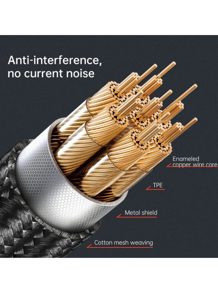 Mcdodo CA-0900 USB Type C to 3.5mm AUX Jack Coil Cable Castle Series 1.8m - Image 3