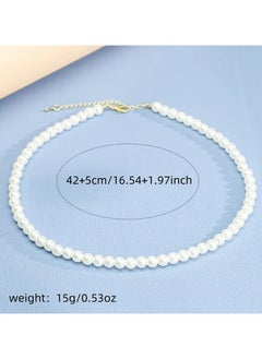 Home Clearance Sale Elegant Faux Pearl Beaded Necklace for Women - Versatile & Chic, Perfect for Daily Wear, Parties, and Special Occasions  - Image 4