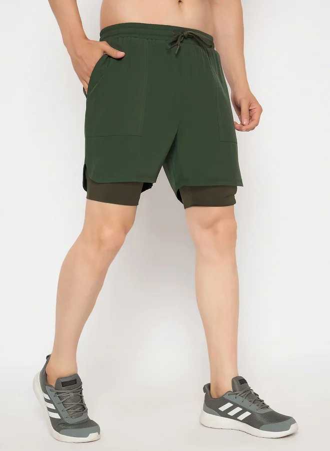 John Players John Player Plain Elasticated Waistband Shorts