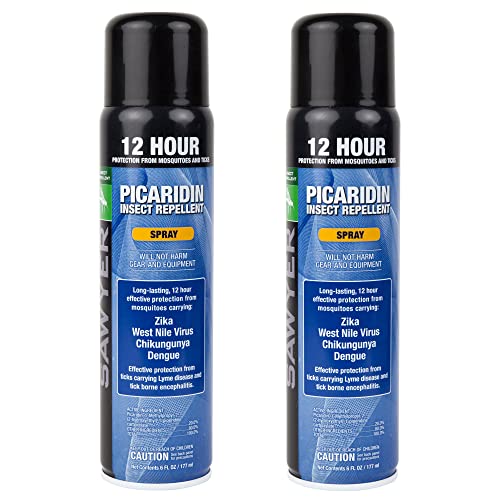 Sawyer Products SP5762 20% Picaridin Insect Repellent, Continuous Spray, 6 Fl Oz (Pack of 2) - Image 1