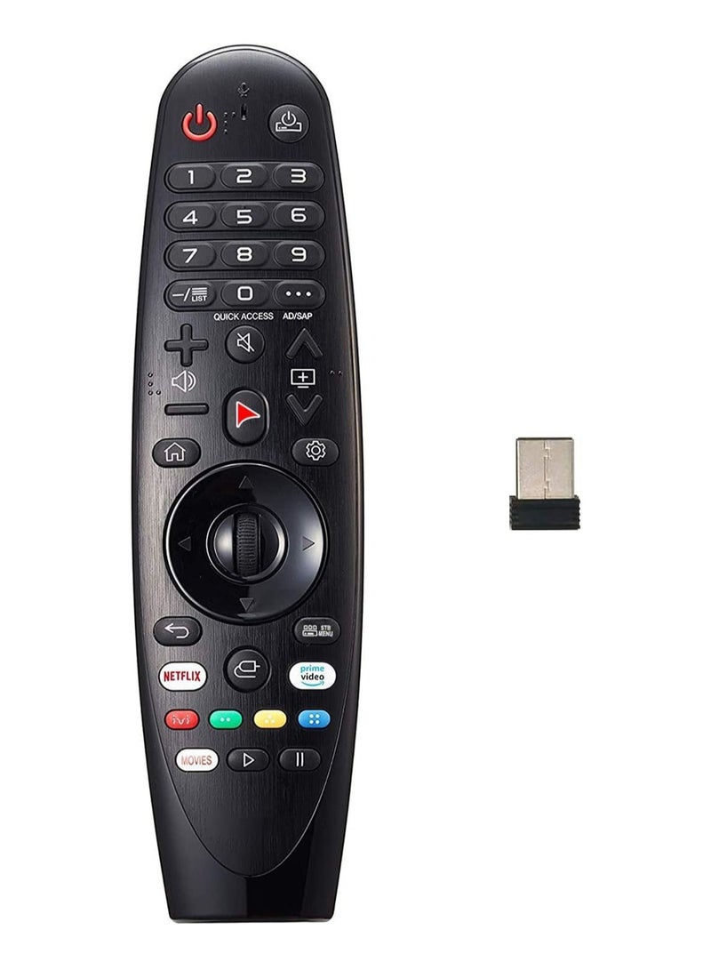 TIGER New Replacement AM-HR600 for LG Magic Smart TV Remote Control – 2.4GHz Wireless Universal Remote for Smart TVs – Voice Control, Motion Sensing, Quick Response, No Setup Required, Lightweight - Image 1
