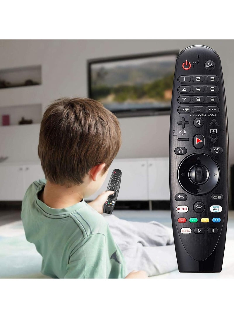 TIGER New Replacement AM-HR600 for LG Magic Smart TV Remote Control – 2.4GHz Wireless Universal Remote for Smart TVs – Voice Control, Motion Sensing, Quick Response, No Setup Required, Lightweight - Image 3