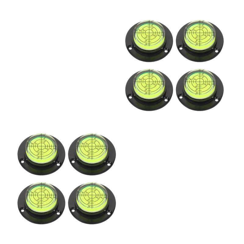 8 pcs Universal Bubble Level Tool: Precision Measuring RV Bubble Level for Construction and Installation - Indoor Renovation and Machinery Setup - Image 2