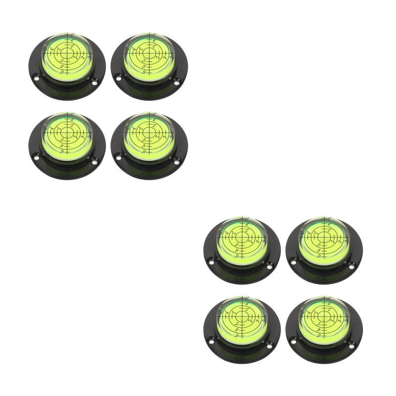 8 pcs Universal Bubble Level Tool: Precision Measuring RV Bubble Level for Construction and Installation - Indoor Renovation and Machinery Setup - Image 3