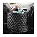 ZNDAW Car Net Pocket Handbag Holder Large Capacity Automotive Purse Holder Organizer Between Two Seats Leather Seat Storage Holders Barrier of Backseat Pet Kids Car Accessories - Image 2