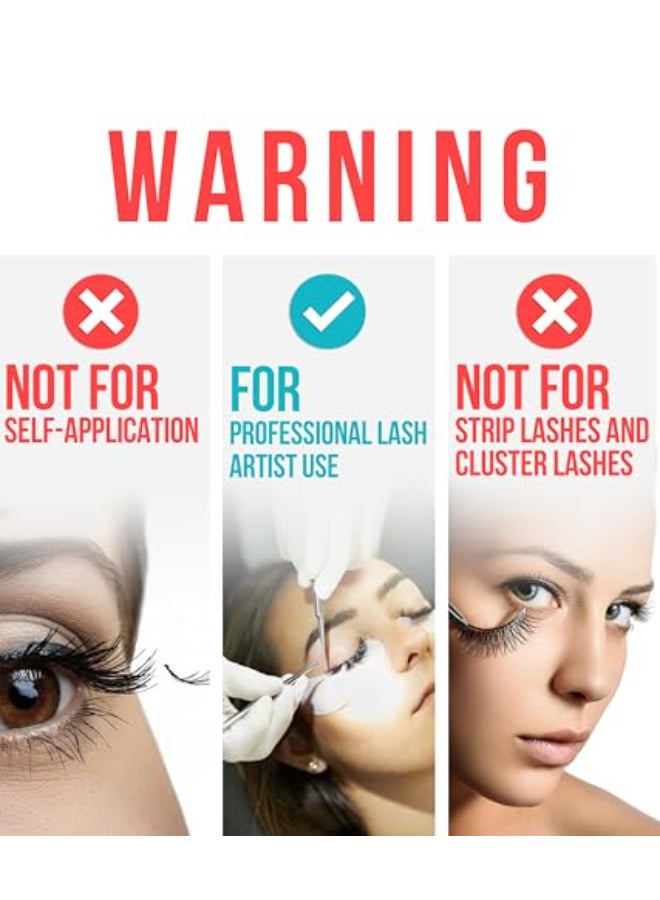 STACY LASH Sensitive Eyelash Extension Glue 017floz5ml 56 Sec Drying timeRetention 45 WeeksBlack AdhesiveProfessional Supplies - Image 4