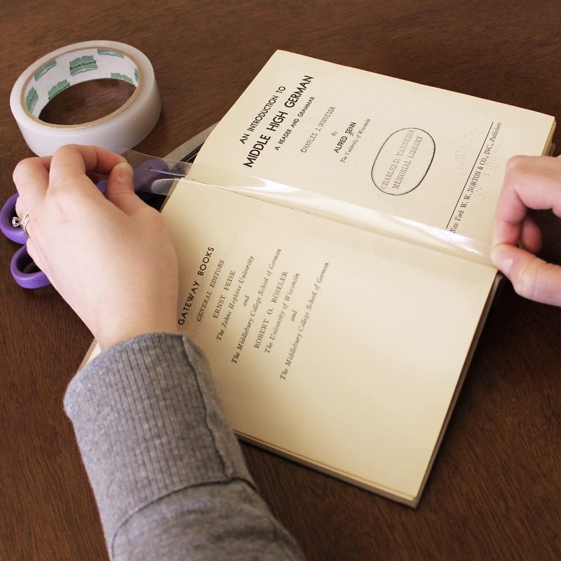 BookGuard 1 Inch Book Binding Tape, Ideal Book Repair Tape for Library Supplies, Stretchable Book Tape, Essential Clear Repair Tape - Clear Book Tape - 15 Yard Roll - Image 5