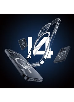 Benks iPhone 14 Pro Max Compatible Case New Magnetic Crystal Transparent PC Cover with Wireless Charging Support  - Image 3