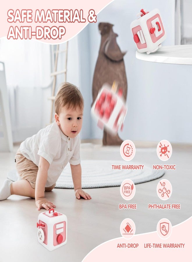SOSUSHOE Toys for 1 Year Old Boy Girl, Montessori Busy Board Busy Cube, Travel Toys for Toddlers 1-3, 1 Year Old Girl Boy Gifts, Stocking Stuffers for Toddlers 1-2 - Image 5