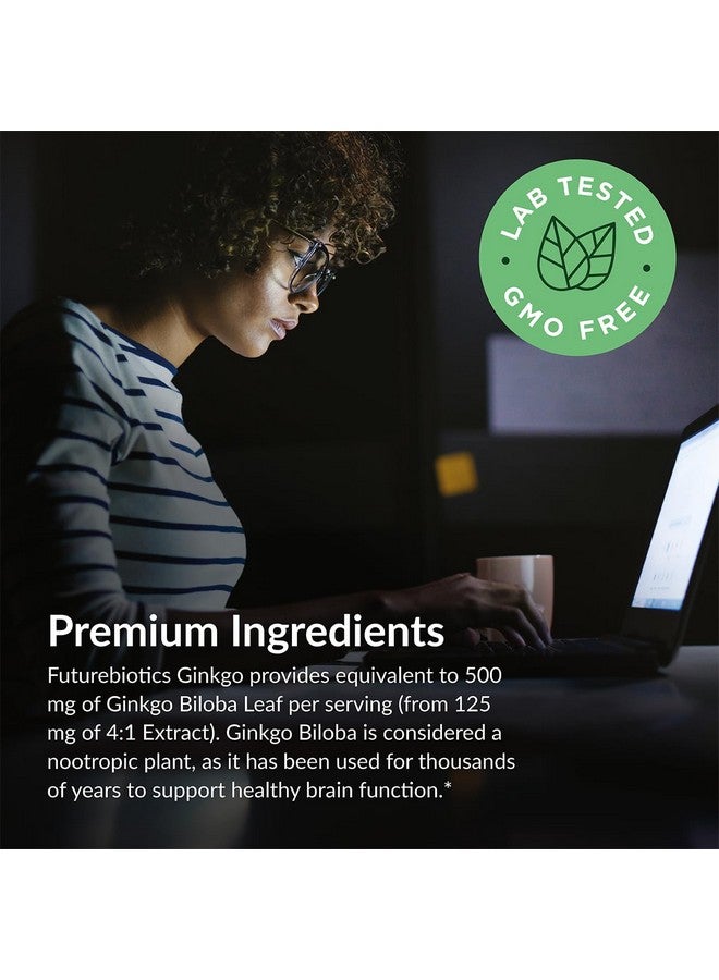 Futurebiotics Ginkgo Biloba Extra Strength Supports Brain Function & Memory Support, 120 Vegetarian Capsules - Image 4