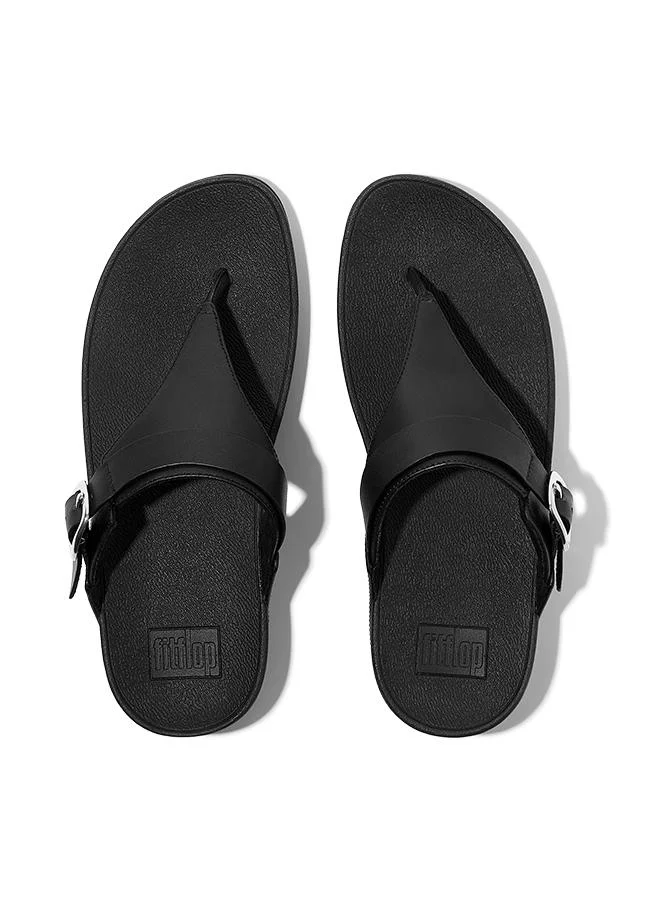 فيت فلوب LULU ADJUSTABLE LEATHER TOE-POST SANDALS