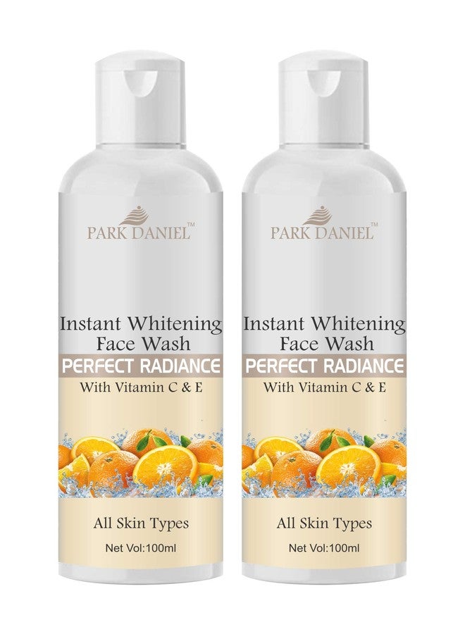 Park Daniel Instant Whitening Face Wash for Instant Face Whitening & Brightening Combo Pack of 2 Bottles of 100 ML (200 ML), white (PDIWFW2001) - Image 1