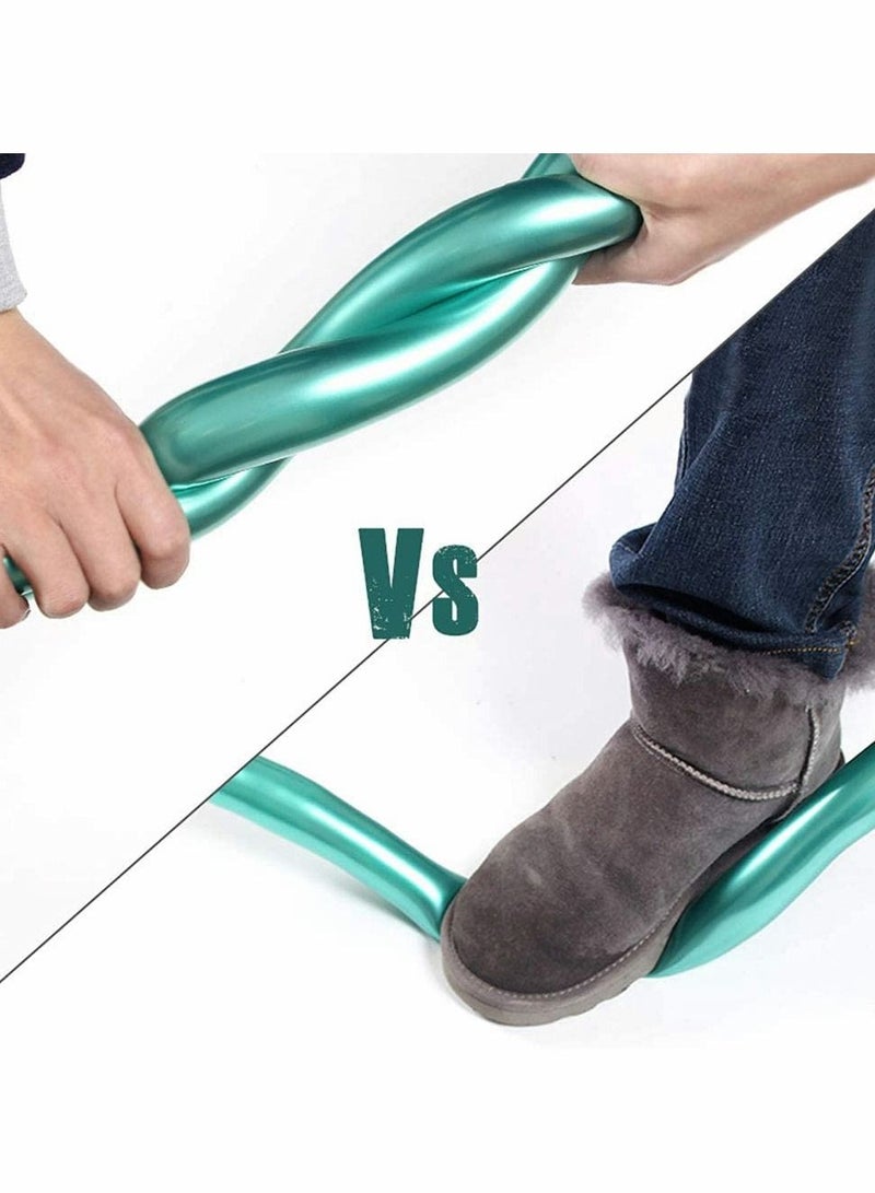 كاست ويف بالونات ملتوية من الكروم اللامع لحيوانات البالونات، طقم بالونات ملتوية طويلة 100 قطعة، 260 بالونة لاتكس معدنية، بالونات كروم بألوان مختلطة لمهرجانات أعياد الميلاد وحفلات الزفاف (بالون مع مضخة) - Image 5