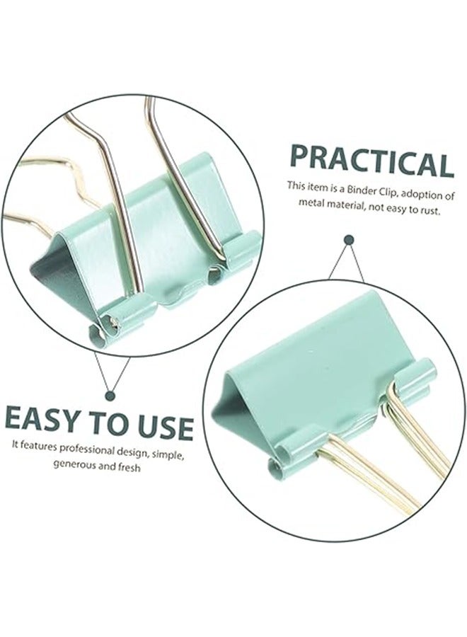 13 قطعة 15 مم منقوش بالذهب طويل الذيل كليب بيندر كليبس تشكيلة مقاطع تثبيت المستندات للمكتب والمنزل تصميم إبداعي سهل التخزين لملفات الملاحظات وبطاقات العمل - Image 2