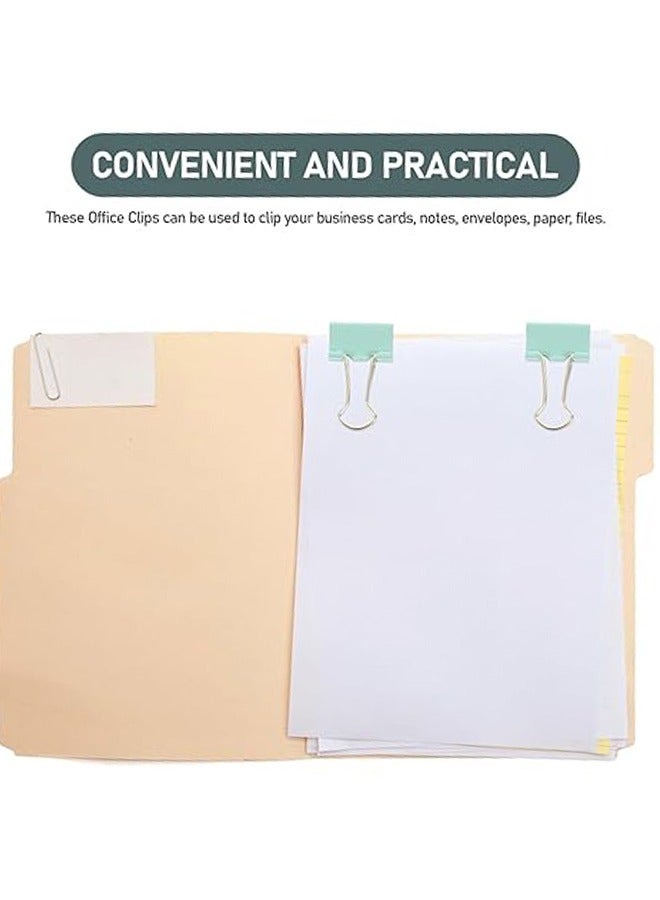 13 قطعة 15 مم منقوش بالذهب طويل الذيل كليب بيندر كليبس تشكيلة مقاطع تثبيت المستندات للمكتب والمنزل تصميم إبداعي سهل التخزين لملفات الملاحظات وبطاقات العمل - Image 4