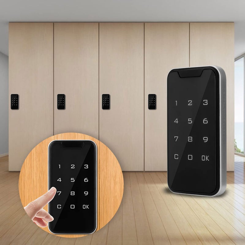 Zinc Alloy Touch Screen Electronic Password Drawer Lock High Security Virtual Password Technology - Image 4