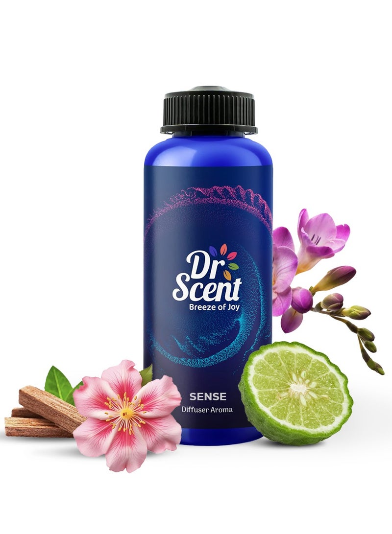 Dr Scent Breeze of Joy Aroma Oil Diffuser – Sense | UK-Made Fragrance with Bergamot, Nectarian, Jasmine, Freesia, Amber & Sandalwood | Ideal for Offices, Homes, Hotels & Spas (500ml) - Image 1