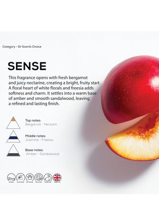 Dr Scent Breeze of Joy Aroma Oil Diffuser – Sense | UK-Made Fragrance with Bergamot, Nectarian, Jasmine, Freesia, Amber & Sandalwood | Ideal for Offices, Homes, Hotels & Spas (500ml) - view 2