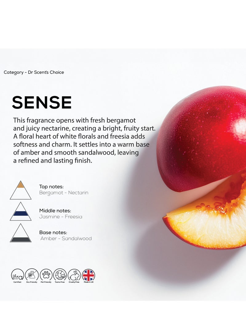 Dr Scent Breeze of Joy Aroma Oil Diffuser – Sense | UK-Made Fragrance with Bergamot, Nectarian, Jasmine, Freesia, Amber & Sandalwood | Ideal for Offices, Homes, Hotels & Spas (500ml) - Image 2