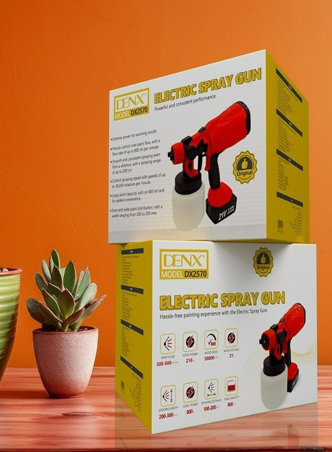 Denx DX2570 800-watt rechargeable electronic sprayer - Image 2