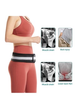 KASTWAVE Sacroiliac SI Joint Hip Belt Lower Back Support Brace Hip Braces for Hip Pain Alleviate Sciatic Anti-Slip Sacroiliac Belt Pilling-Resistant Pelvic Belt for Men Women  - Image 1