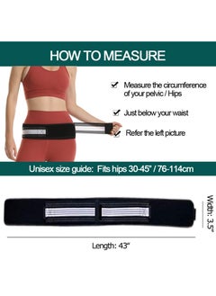 KASTWAVE Sacroiliac SI Joint Hip Belt Lower Back Support Brace Hip Braces for Hip Pain Alleviate Sciatic Anti-Slip Sacroiliac Belt Pilling-Resistant Pelvic Belt for Men Women  - Image 5