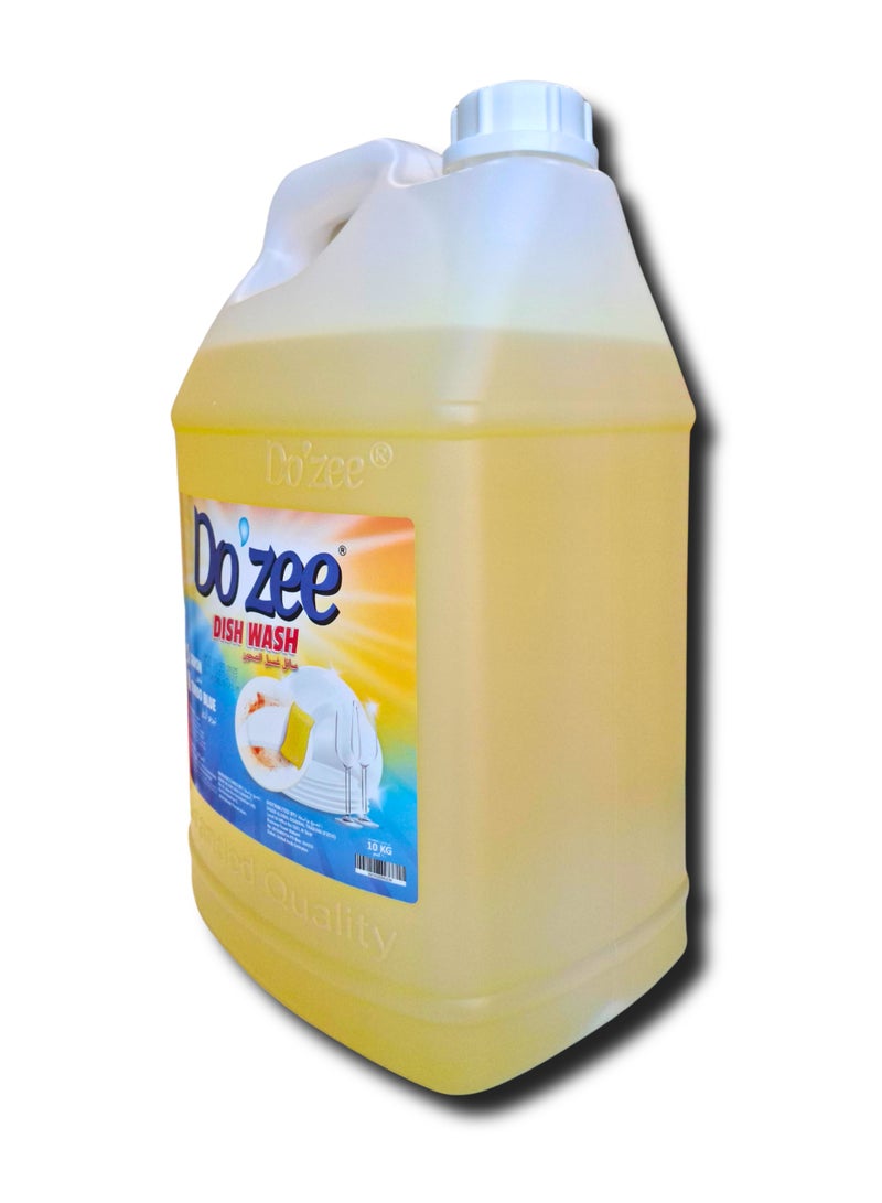 Do'zee Lemon Liquid Dish Wash, 10 Liters - Image 2