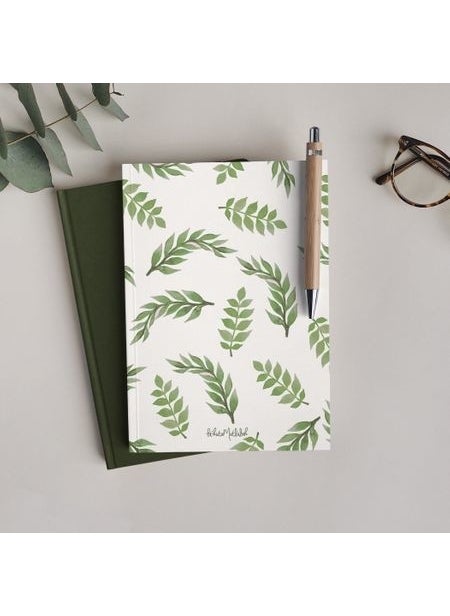 Rosetta Green Plants Notebook - Unlined Notebook Series - N043