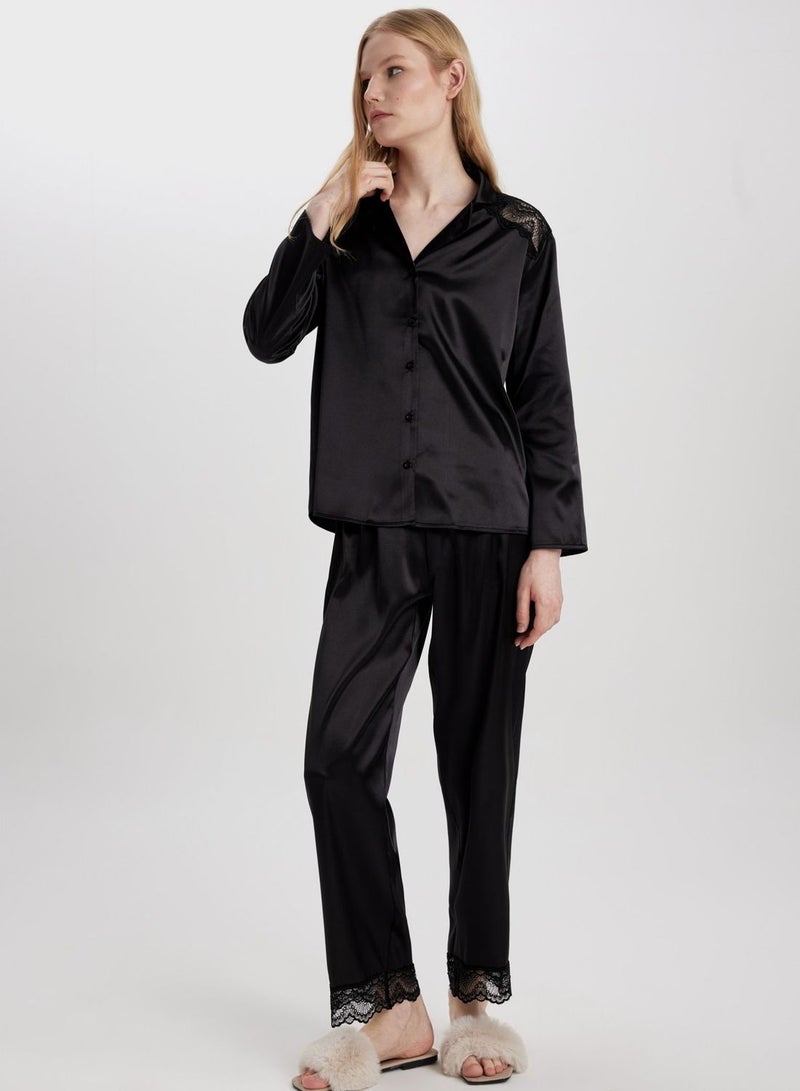 DeFacto Regular Fit Long Sleeve Woven Tops - Image 4