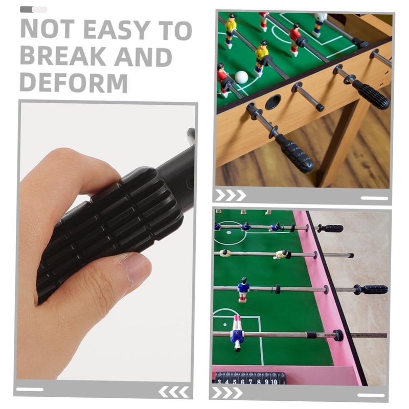 2pcs Non Skid Plastic Foosball Handles Comfortable Grip Replacement Parts for Standard Football Tables Easy to Install - Image 4