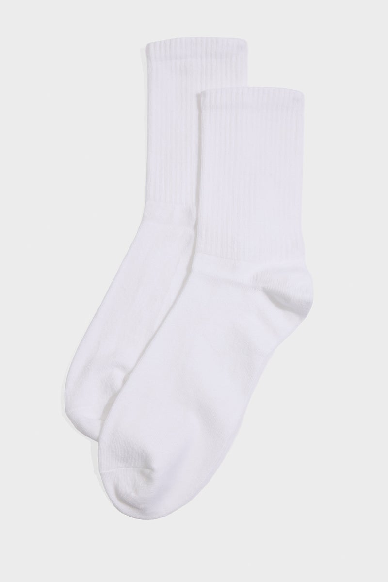 DeFacto White Man Boy Comfortable Elasticated 5 Piece Cotton Long Socks Casual - Image 3