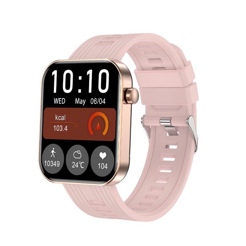 FW10 1.96'' Smartwatch BT5.0 Intelligent Watch IP67-waterproof Fitness Tracker Multifunctional Watch MP3 Music Watch Compatible for Android iOS - Image 1