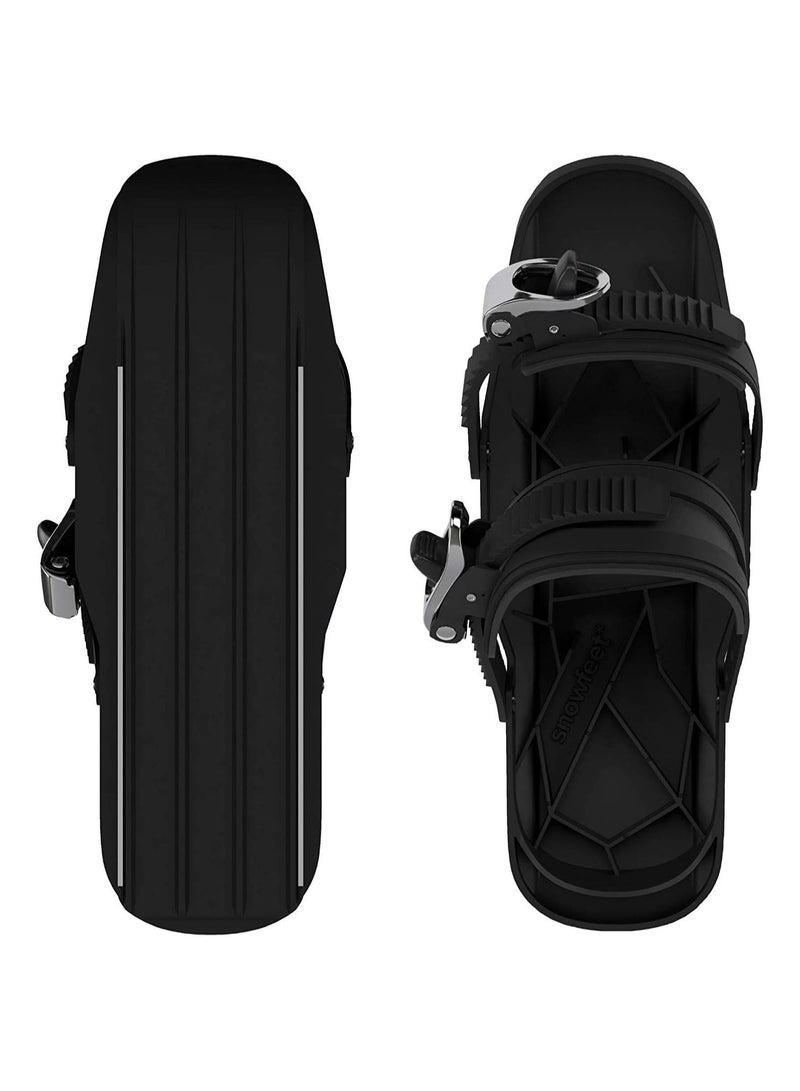SYOSI Mini Short Ski Skates for Snow, Skis for Winter Shoes, Short Snowskates Snowblades Skiboards, Mini Ski Skates, Snow Shoes, Shoes for Snow, Short Ski d Singles Sled Winter Outdoor Sport - Image 2