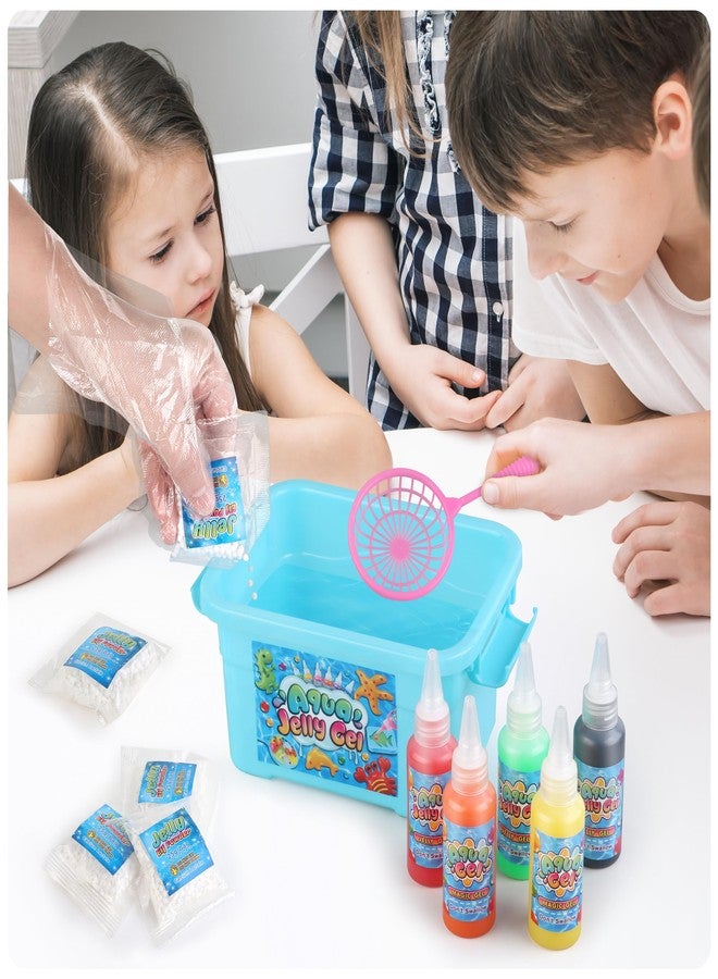 wookidel Magic Water Gel Elf Powder Refill, Aqua Fairy Water Gel Kit Refill with 6PCS Elf Powder and 6 PCS Magic Gels, Aqua Jelly Gels Kit for Christmas,Birthday, Gift for Girls 6 7 8 9 10 Year Old - Image 5